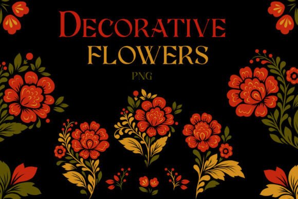 18 Decorative Flower Variations for Your Creative Toolkit