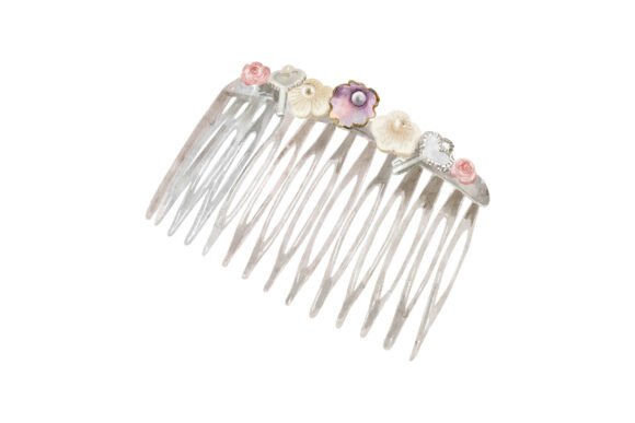 Elevate Your Designs with Watercolor Floral Hair Comb Clipart
