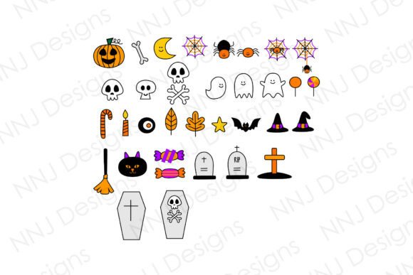 Halloween Decorative Elements SVG: Your Toolkit for Spooky Season Success