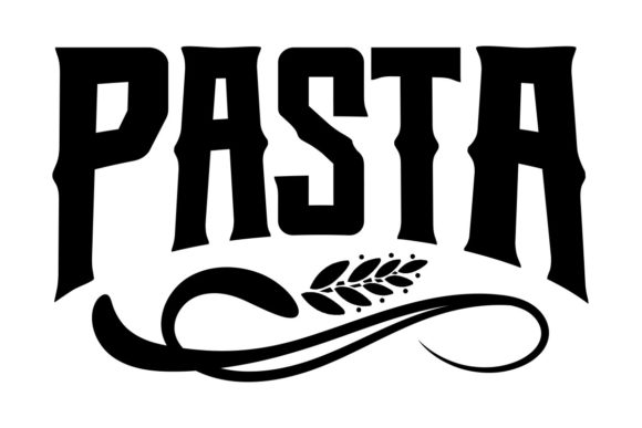 Pasta Decorative Label: Instant Download for Creative Projects