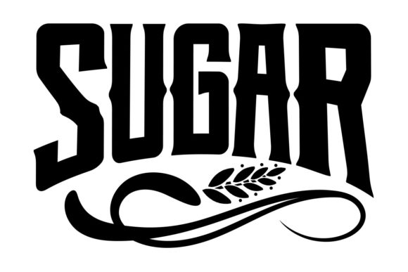 Sugar Decorative Label: Instant Download for Crafting