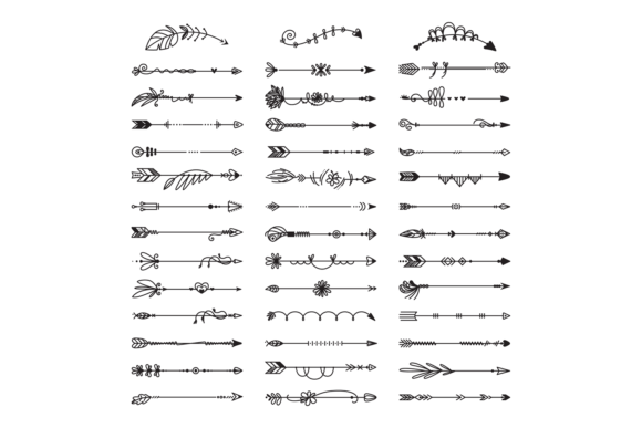 The Art of Movement: Exploring Hand Drawn Decorative Arrows